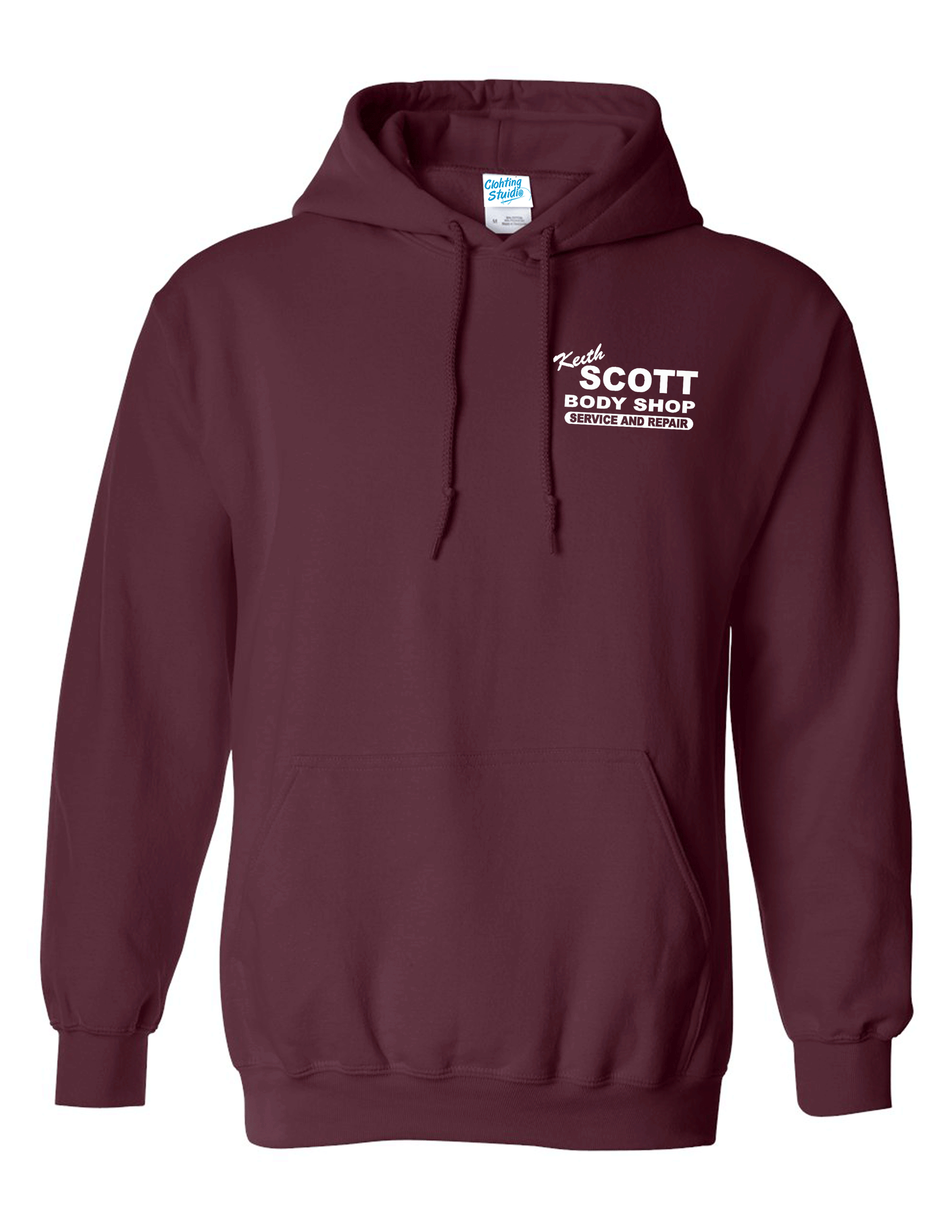 Customised Keith Scott Body Shop On Demand Hoodies