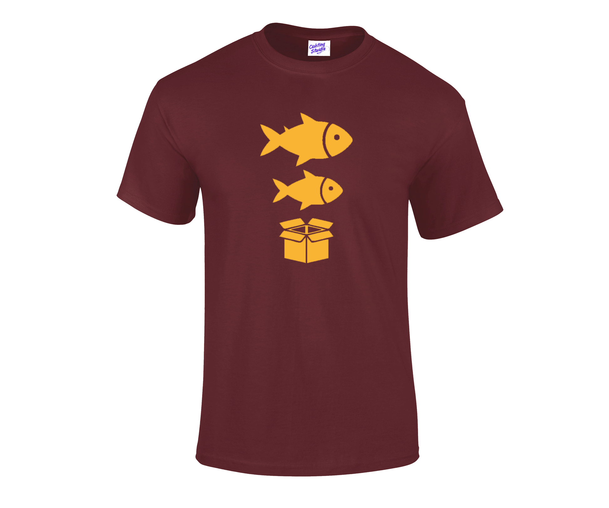 Fish Out of the Box – Funny Graphic T Shirts