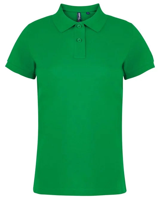 Kelly Green women's performance polo shirt