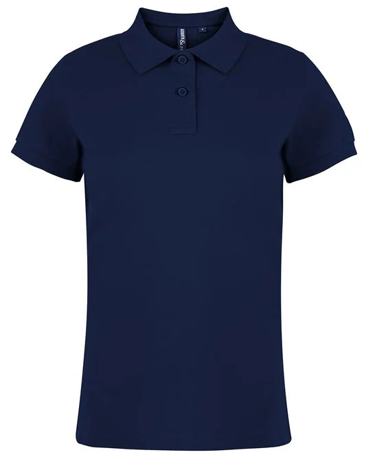 Navy women's performance polo shirt