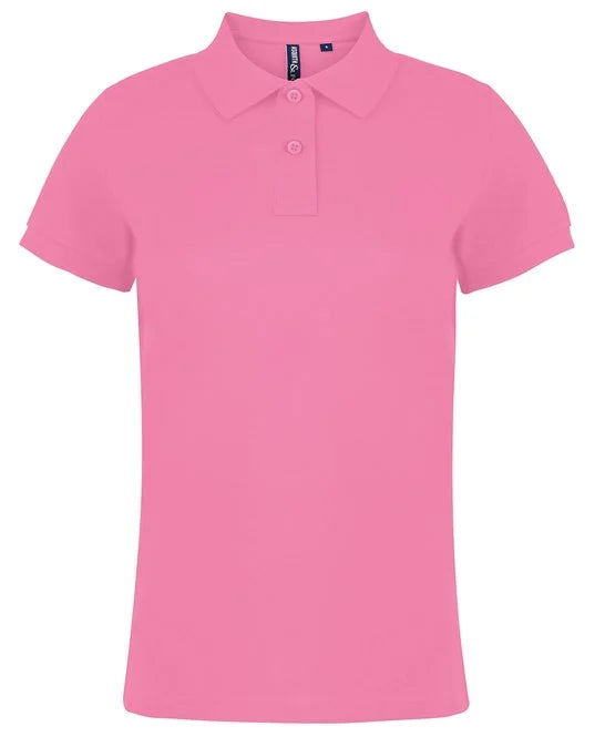 Pink Carnation women's performance polo shirt