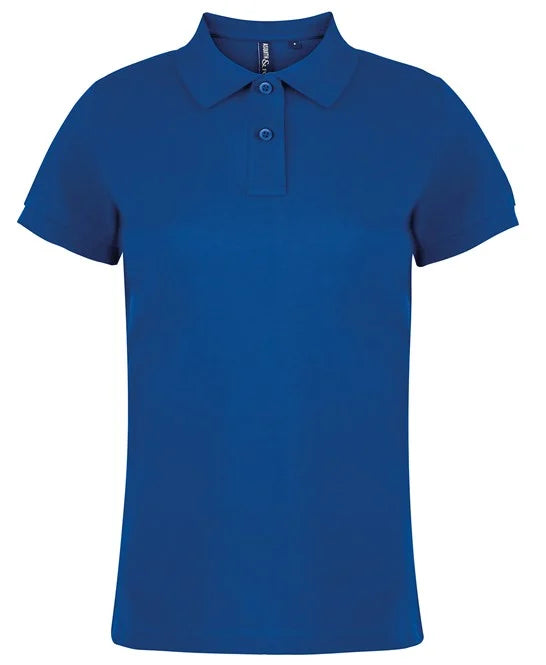 Royal Blue women's performance polo shirt