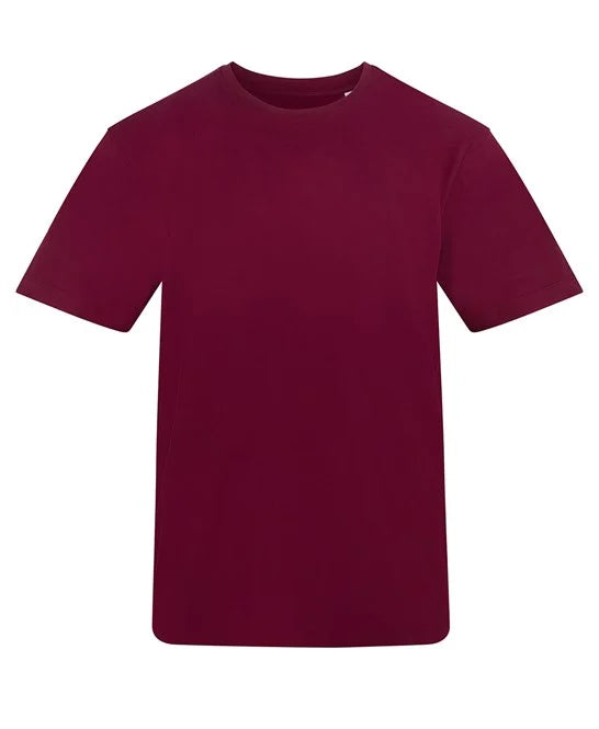 Burgundy AT001 men's T-shirt
