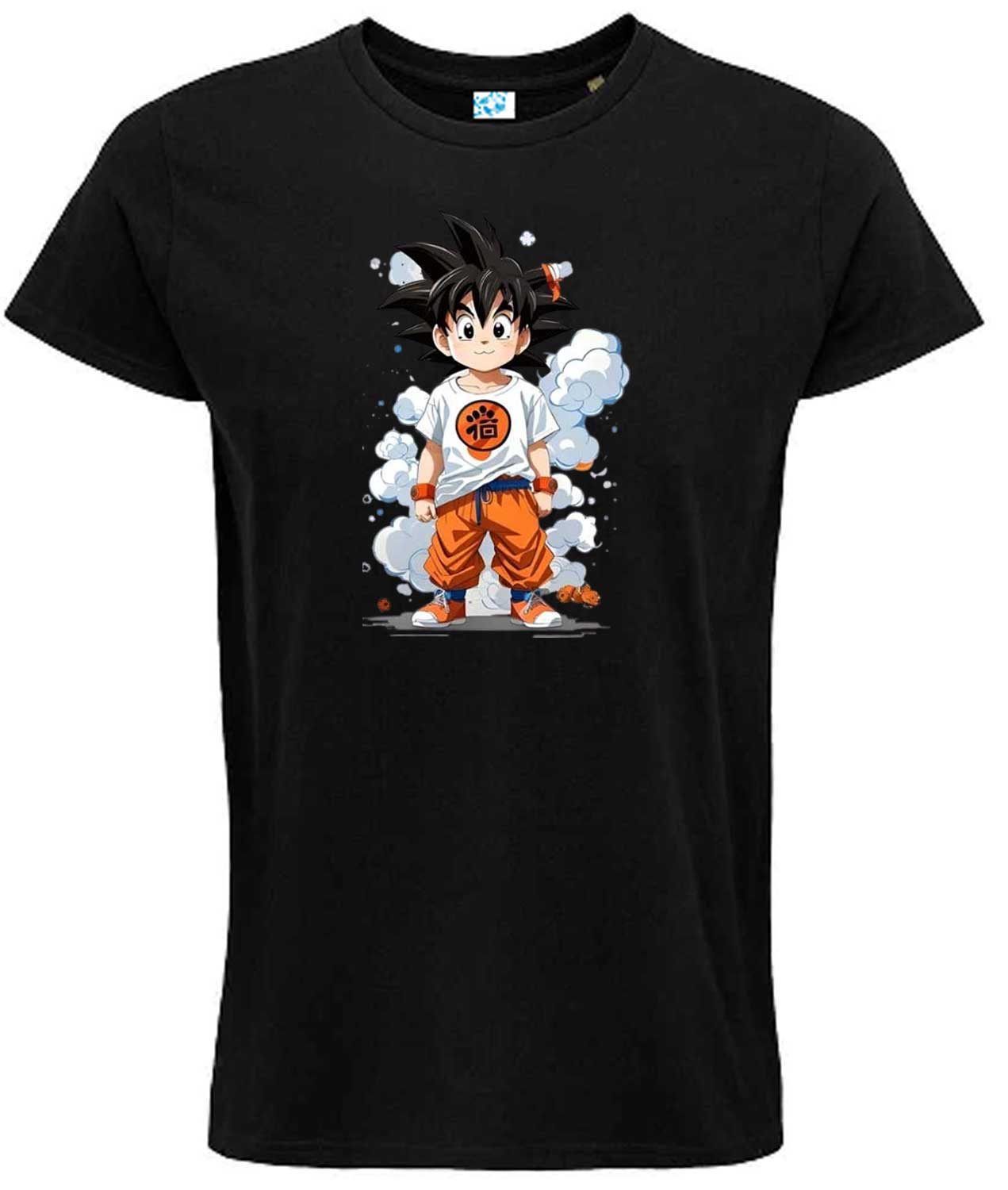Cute Goku Inspired Anime T-Shirt D4