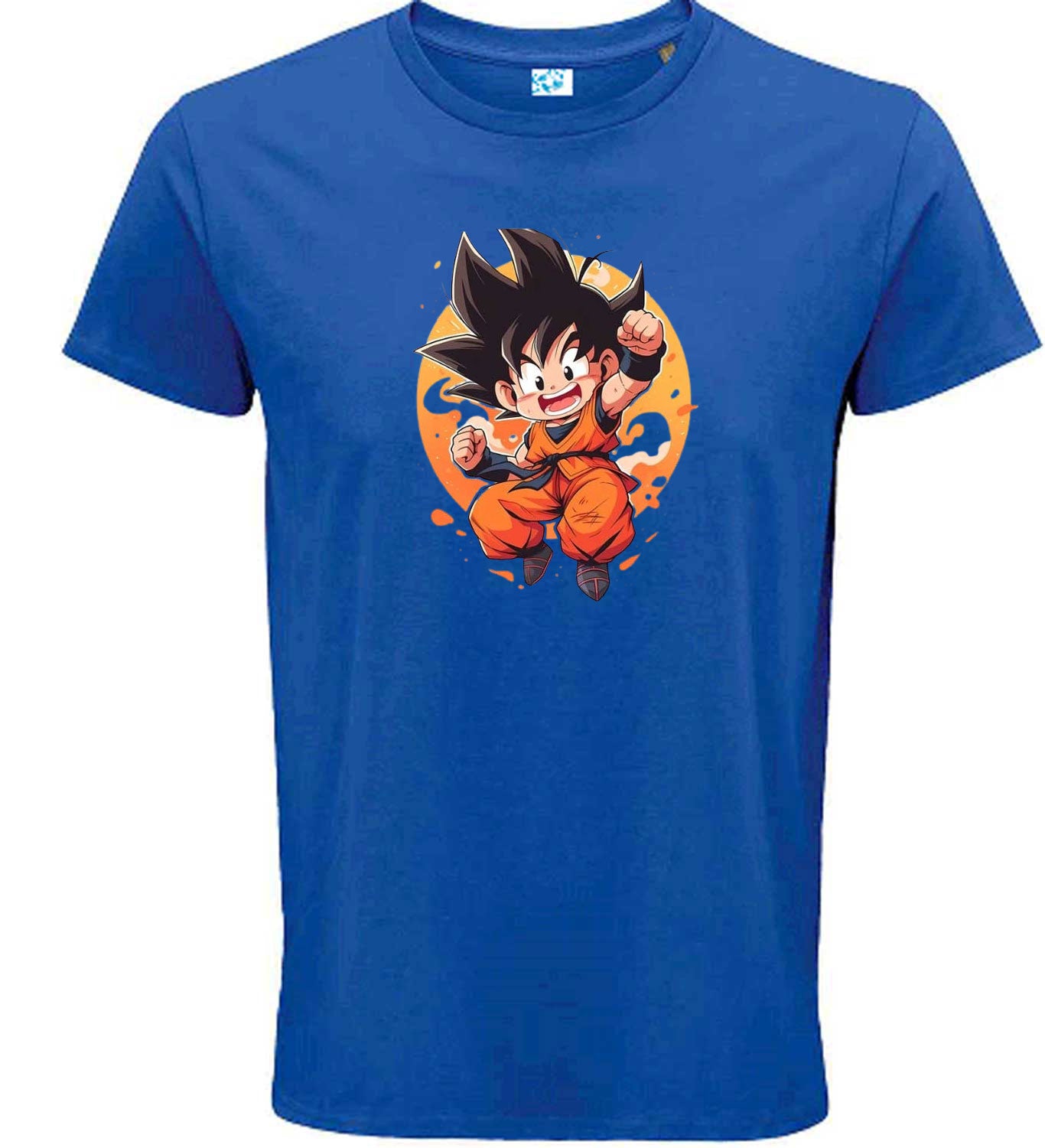 Kid Goku Jumping Graphic T-Shirt Design 3