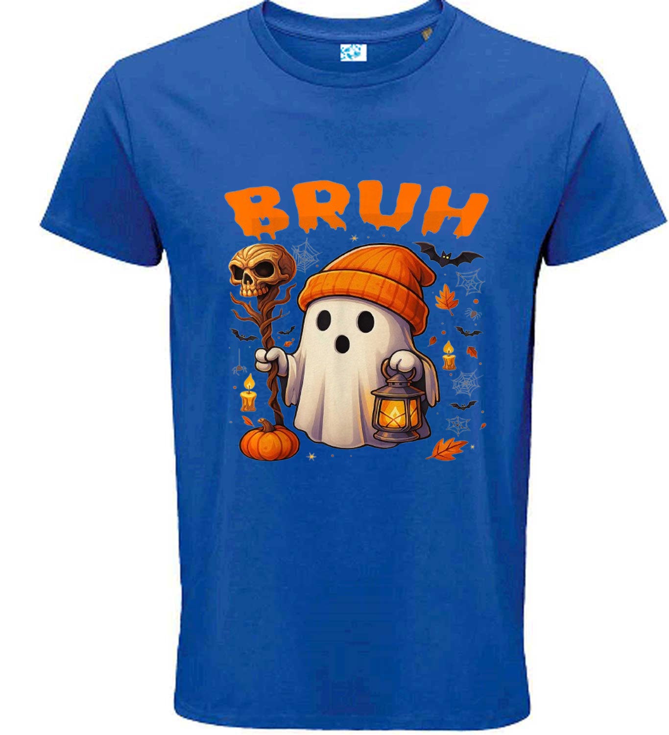Halloween Funny T-Shirt Boo Bruh Graphic Print