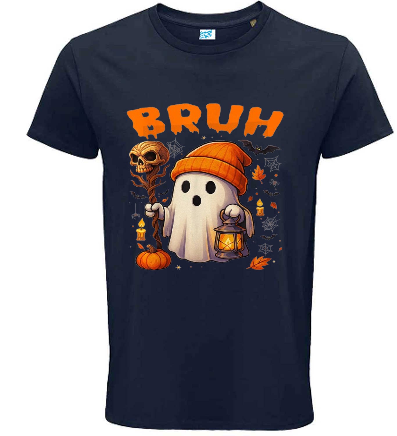 Halloween Funny T-Shirt Boo Bruh Graphic Print