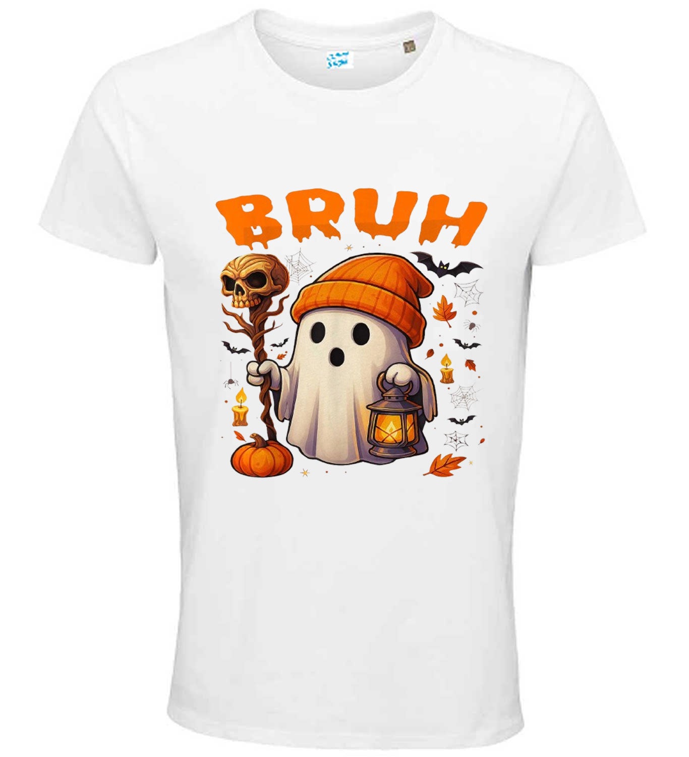 Halloween Funny T-Shirt Boo Bruh Graphic Print