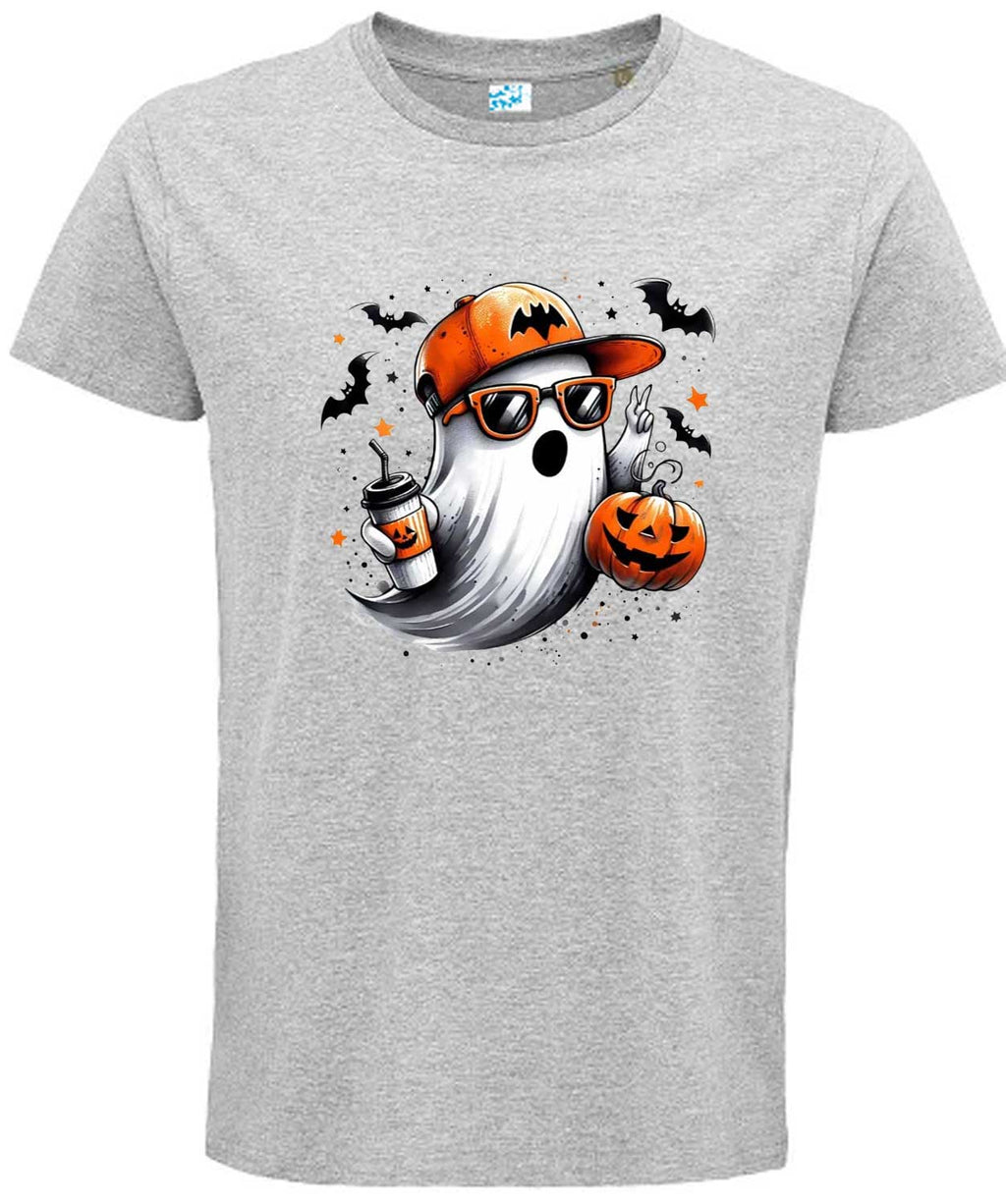 Halloween Ghost T-Shirt Cool Sunglasses Design