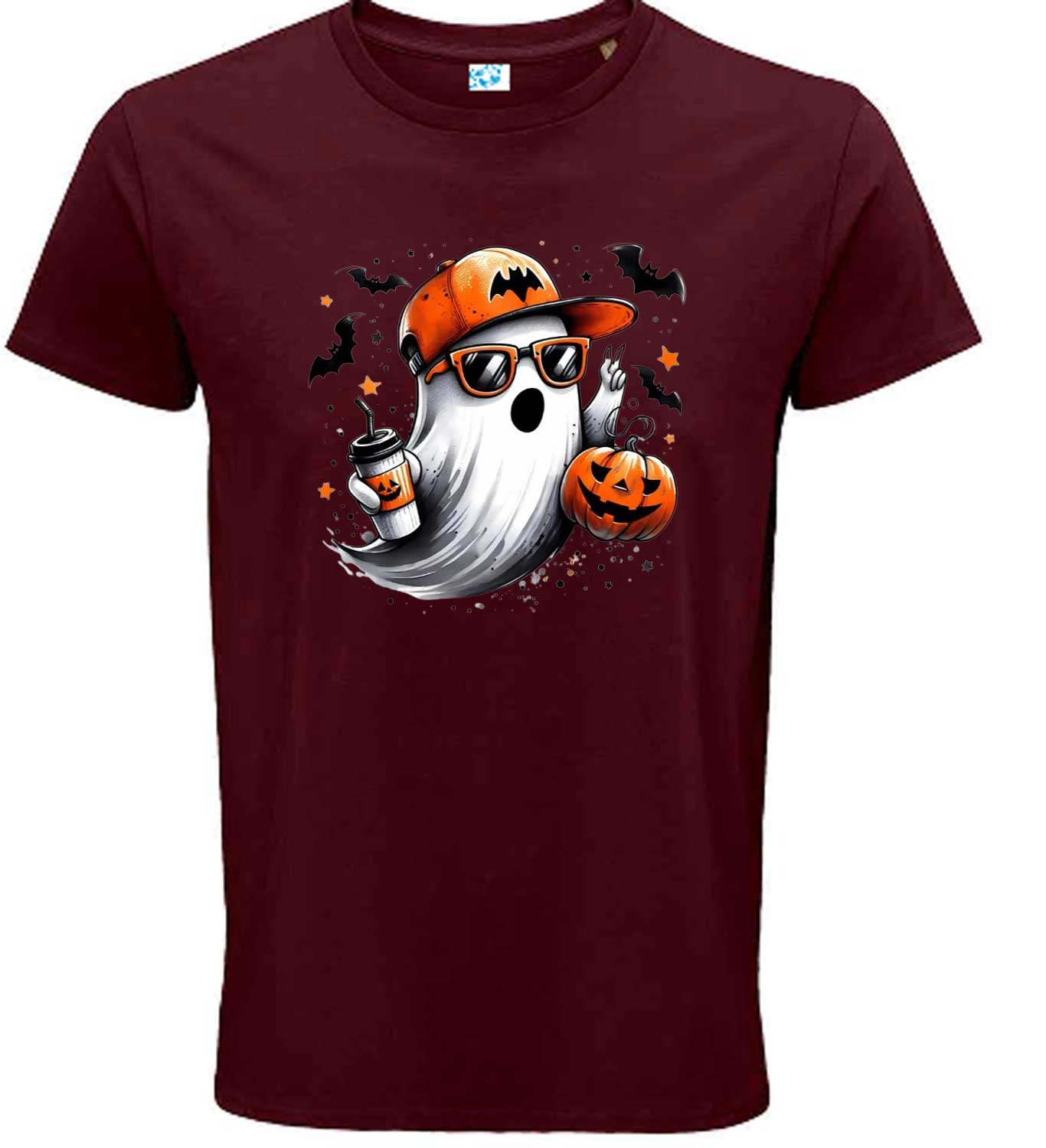 Halloween Ghost T-Shirt Cool Sunglasses Design