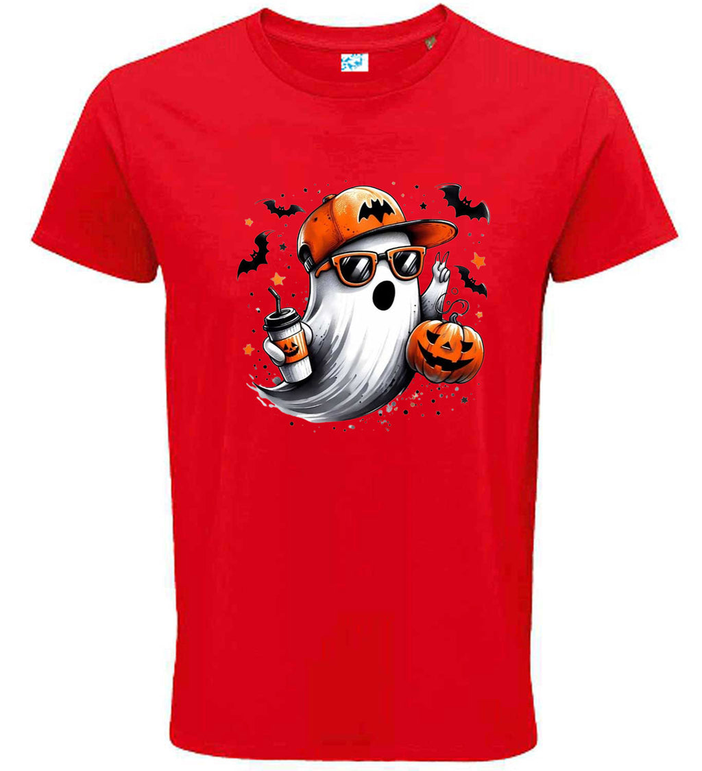 Halloween Ghost T-Shirt Cool Sunglasses Design