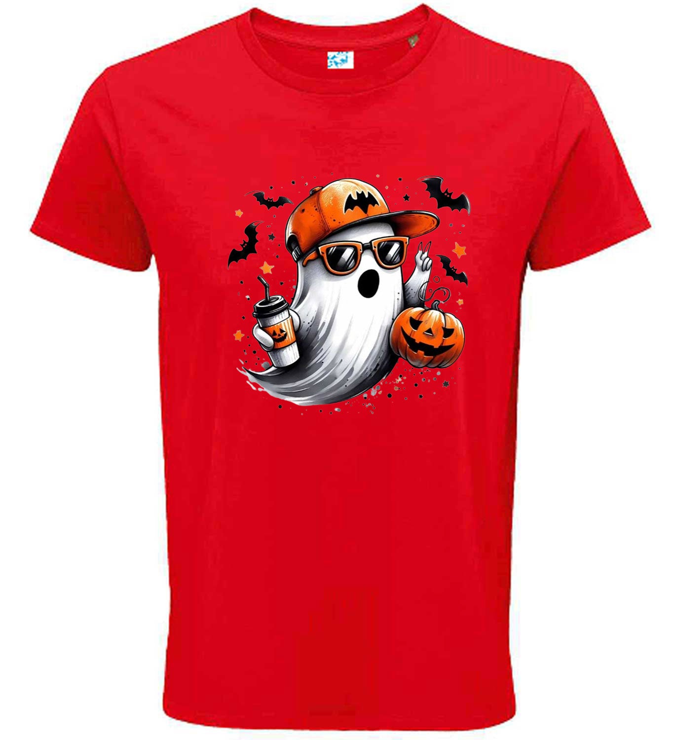 Halloween Ghost T-Shirt Cool Sunglasses Design
