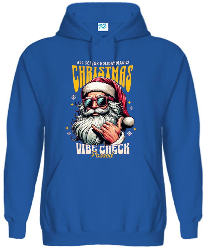 Vibe Check Funny Christmas Hoodies