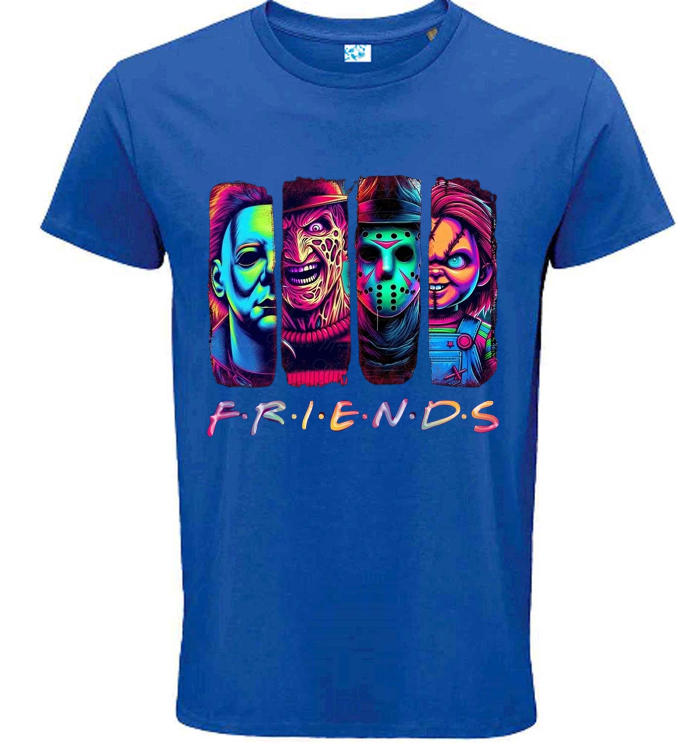 Horror Movie Characters Friends T-shirt, Halloween Design