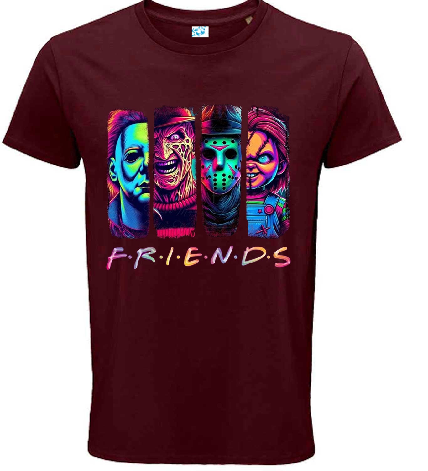 Horror Movie Characters Friends T-shirt, Halloween Design