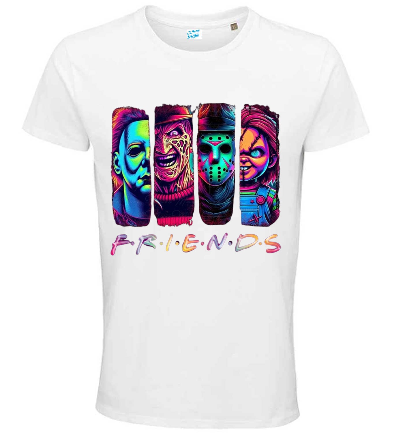 Horror Movie Characters Friends T-shirt, Halloween Design