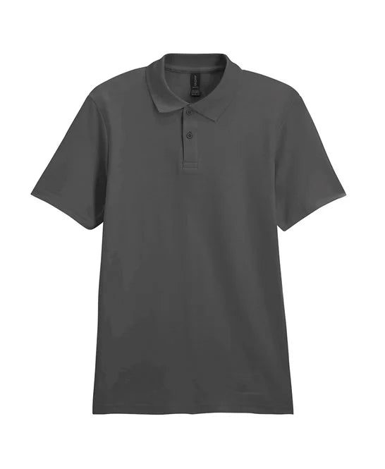 Charcoal men's polo shirt