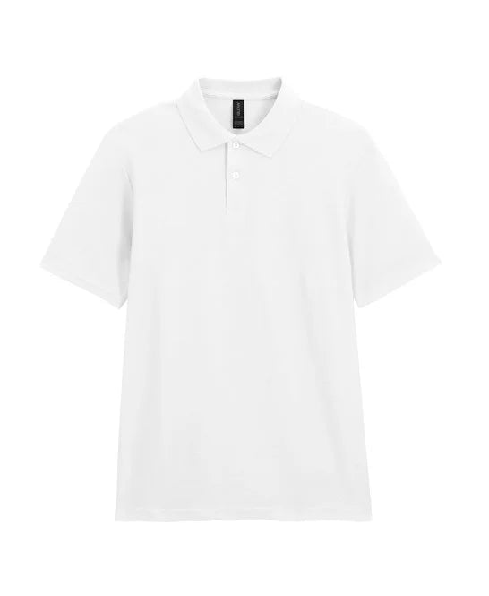 White men's polo shirt