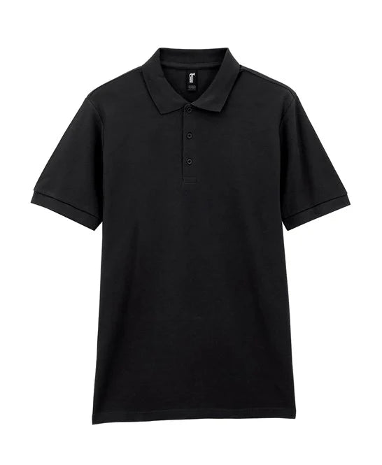 Black men's polo shirt