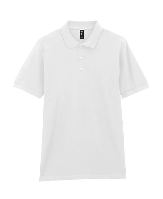 White men's polo shirt