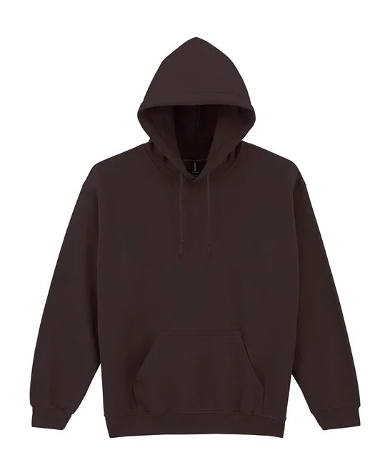 Dark Chocolate Gildan Heavy Blend hooded sweatshirt
