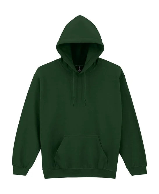 Forest Green Gildan Heavy Blend hooded sweatshirt