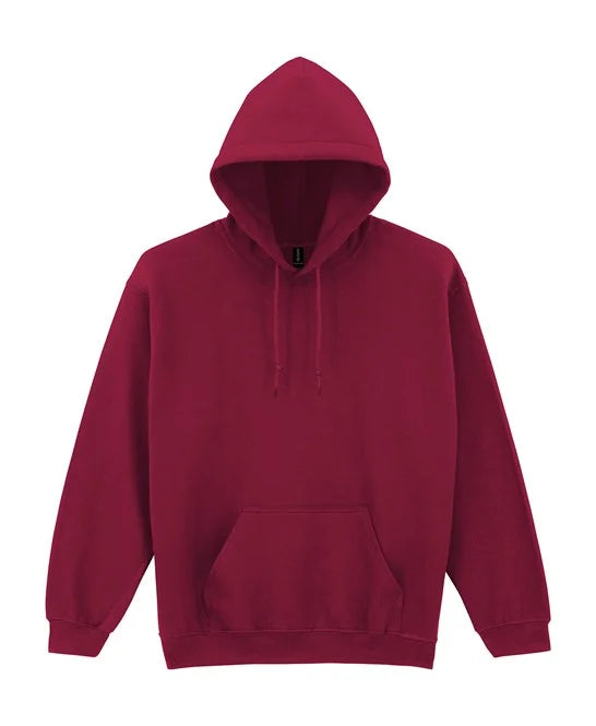 Garnet Gildan Heavy Blend hooded sweatshirt