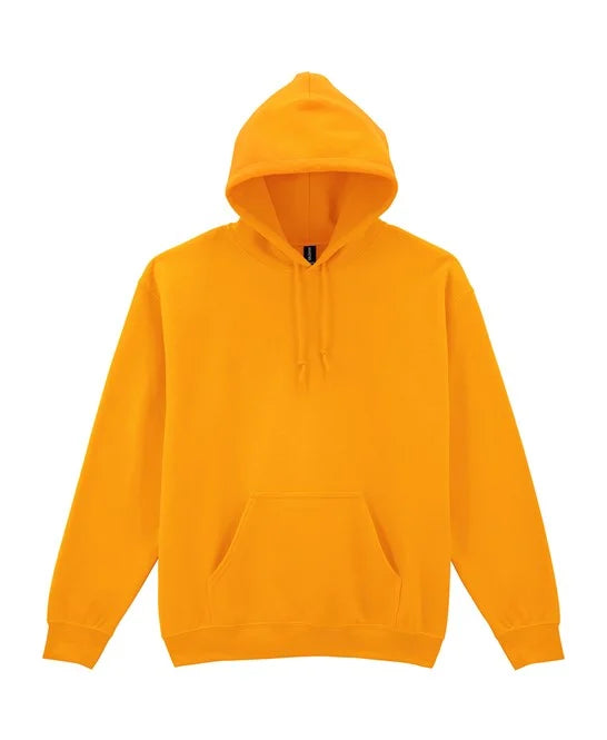Gold Gildan Heavy Blend hooded sweatshirt