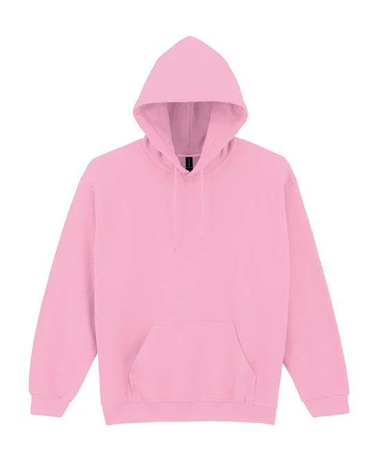Light Pink Gildan Heavy Blend hooded sweatshirt