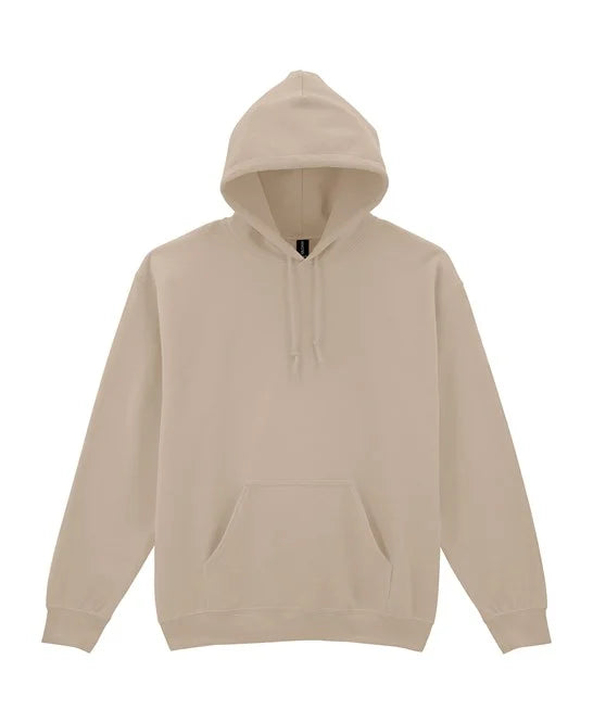 Sand Gildan Heavy Blend hooded sweatshirt