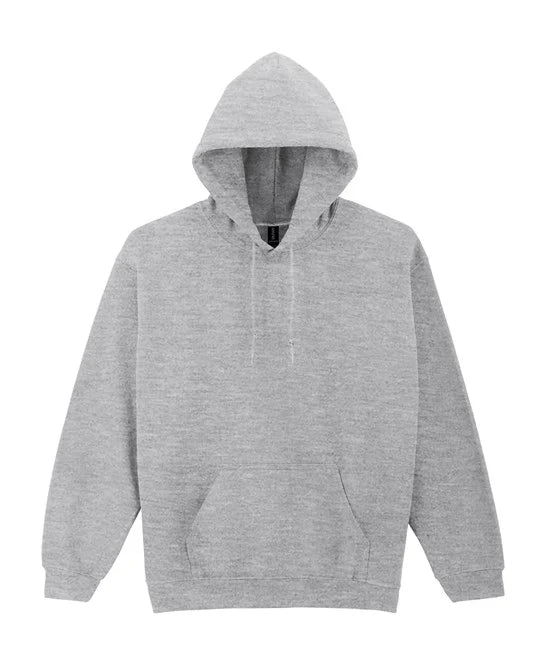 Sport Grey Gildan Heavy Blend hooded sweatshirt