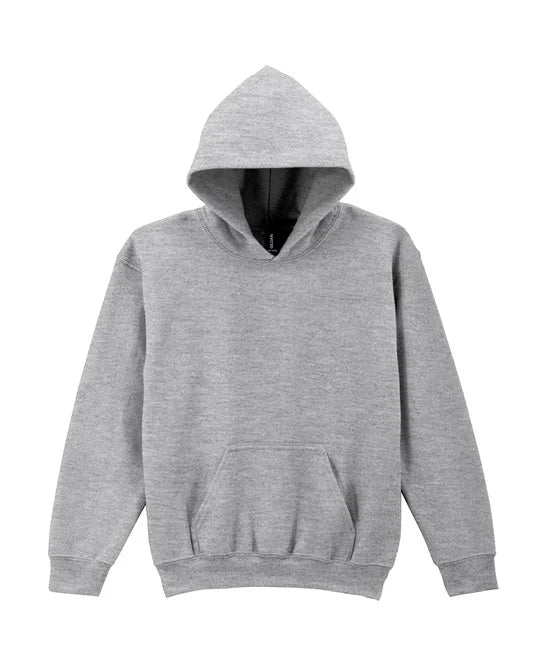 Sport Grey GD57B kids hooded sweatshirt
