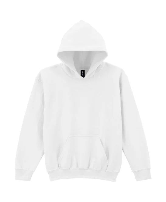 White GD57B kids hooded sweatshirt