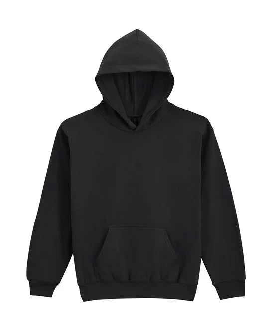 Black GD67B kids hooded sweatshirt