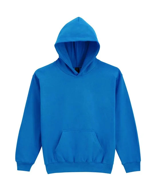 Royal Blue GD67B kids hooded sweatshirt