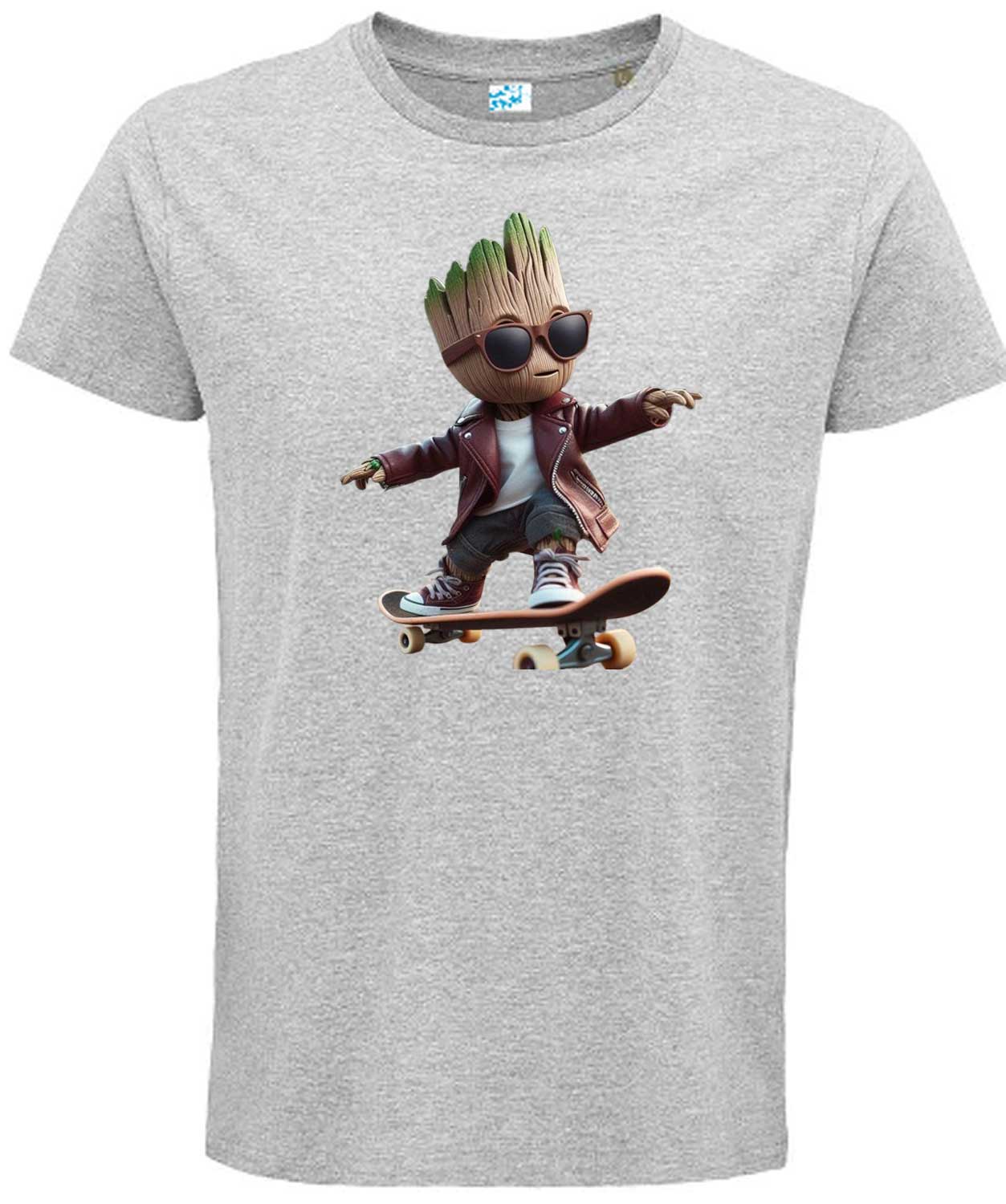 Skater Groot – Cool Groot with Glasses T-Shirt