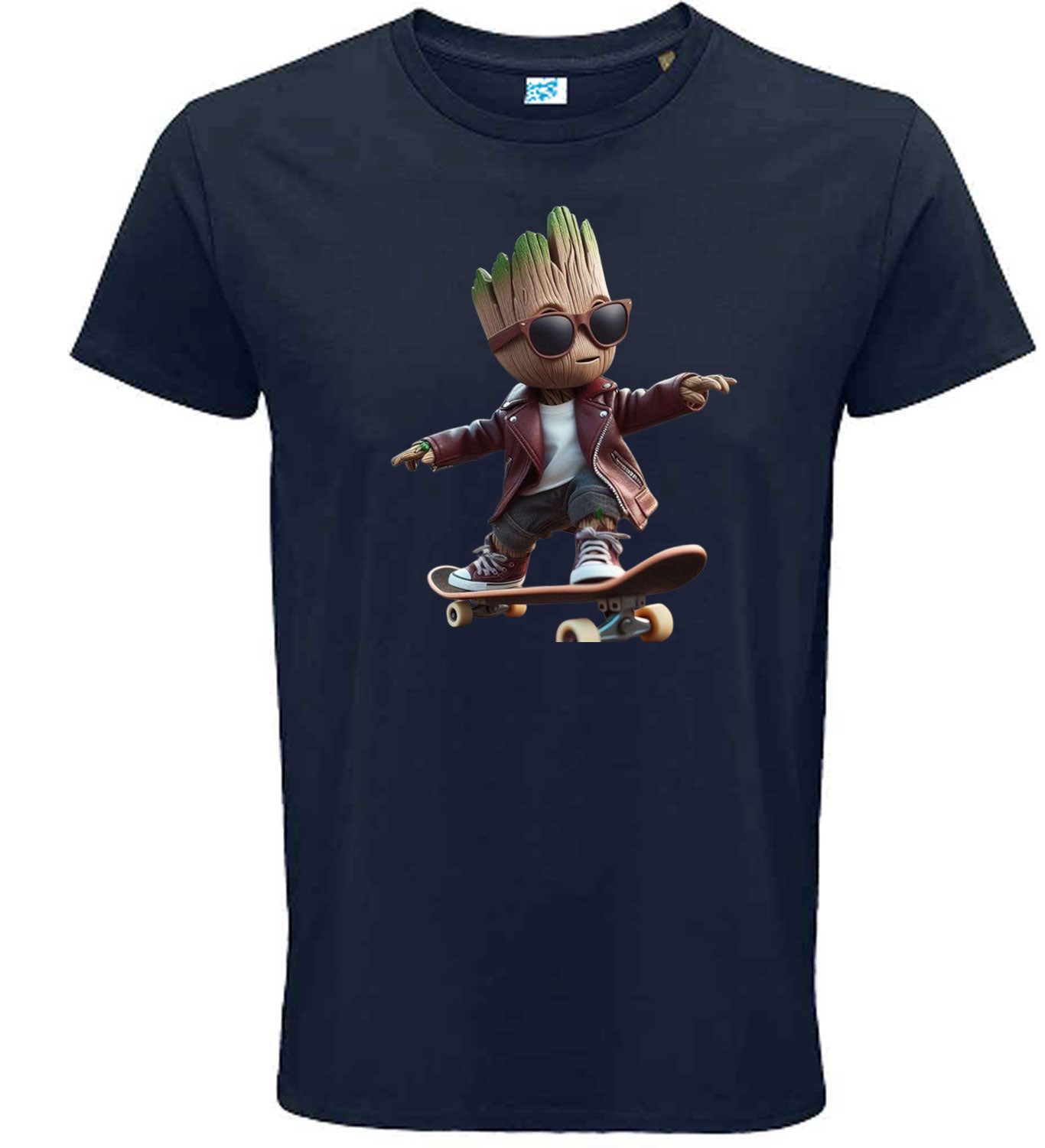 Skater Groot – Cool Groot with Glasses T-Shirt