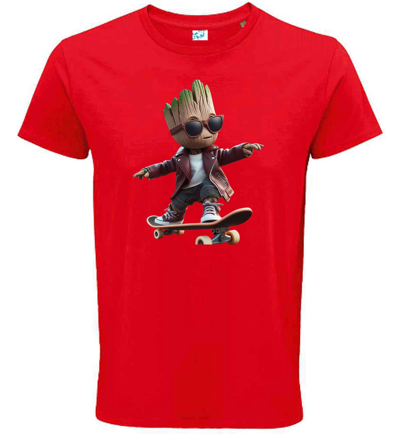 Skater Groot – Cool Groot with Glasses T-Shirt