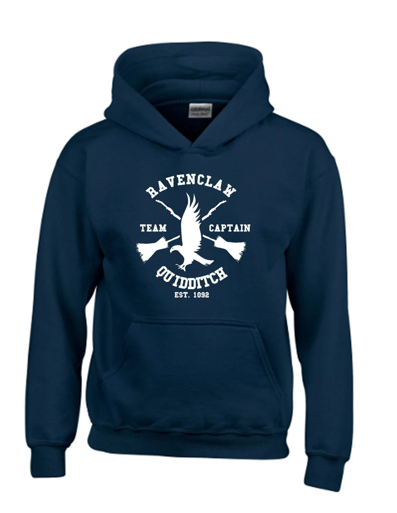 Inspired Ravntclow Quilditch funny inspired Harry Putter Hoodie Navy Blue
