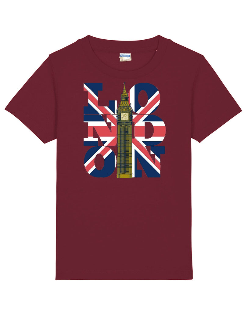 London England T-Shirt: Big Ben, Union Jack Souvenir