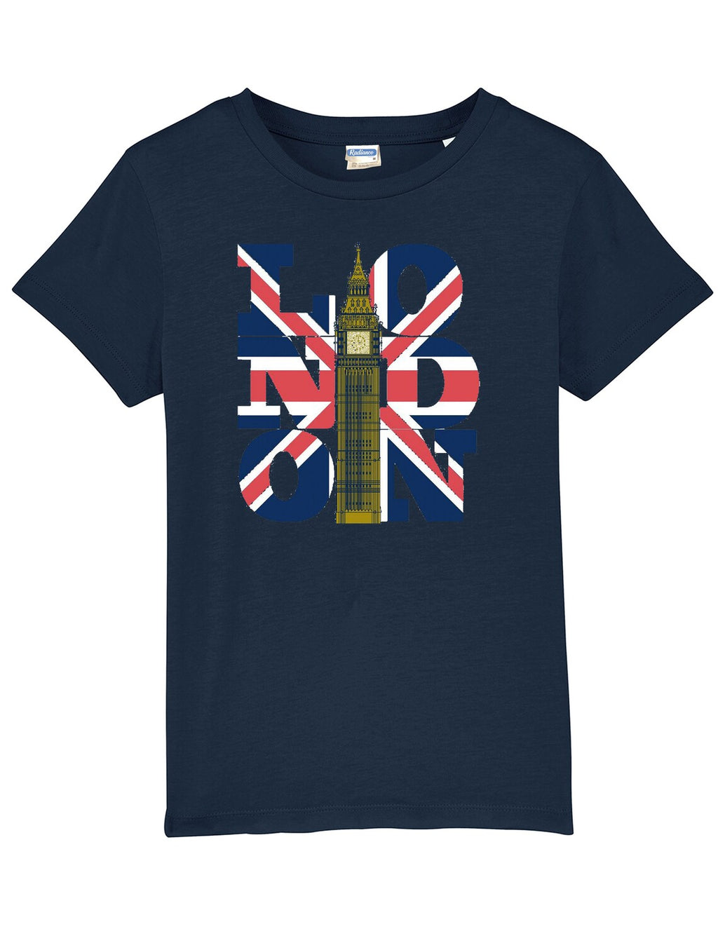 London England T-Shirt: Big Ben, Union Jack Souvenir