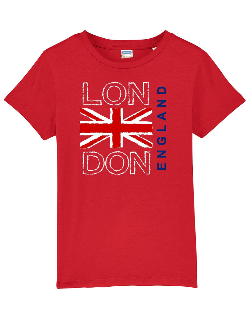 London England T-Shirt, Union Jack Souvenir Tee