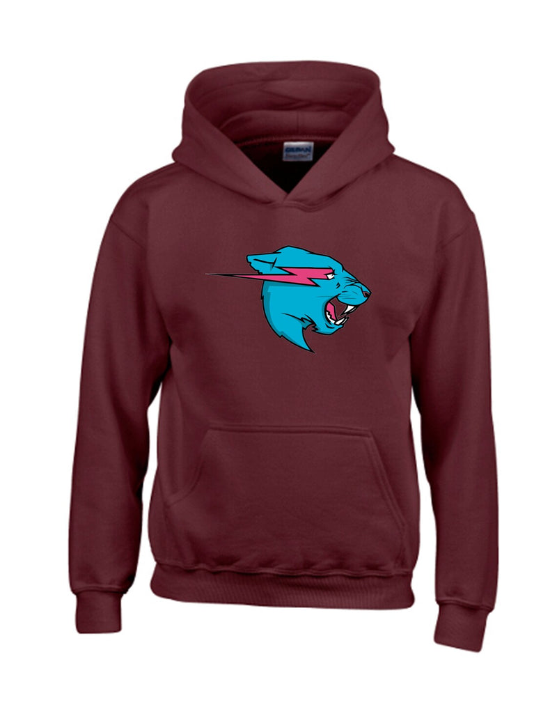 Kids Beast Inspired MR Hoodie – Personalized Youtuber Pullover Sweatshirt, Fun Gift for Boys & Girls, Customizable YouTuber Fan Merch