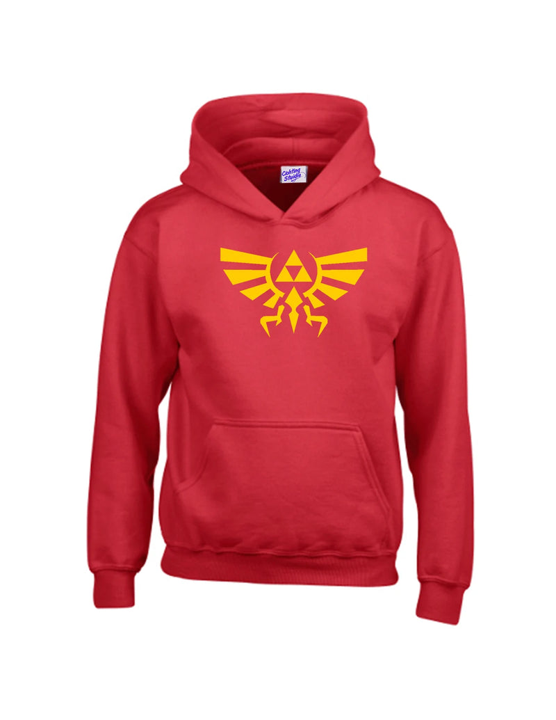 Crest of Hyrule kids Funny Logo gaming link Unisex Hoodie Zelda-inspired