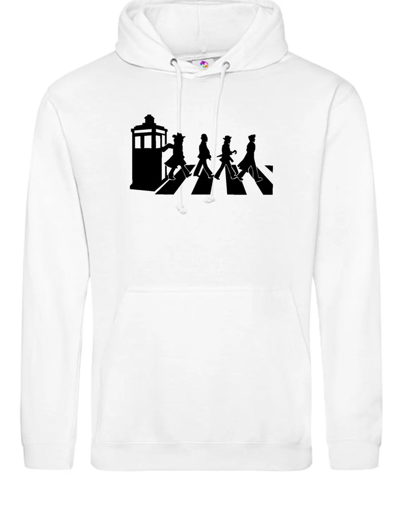 Road Gallifrey Hoodie – Dr Who, Beatles Inspired Pullover