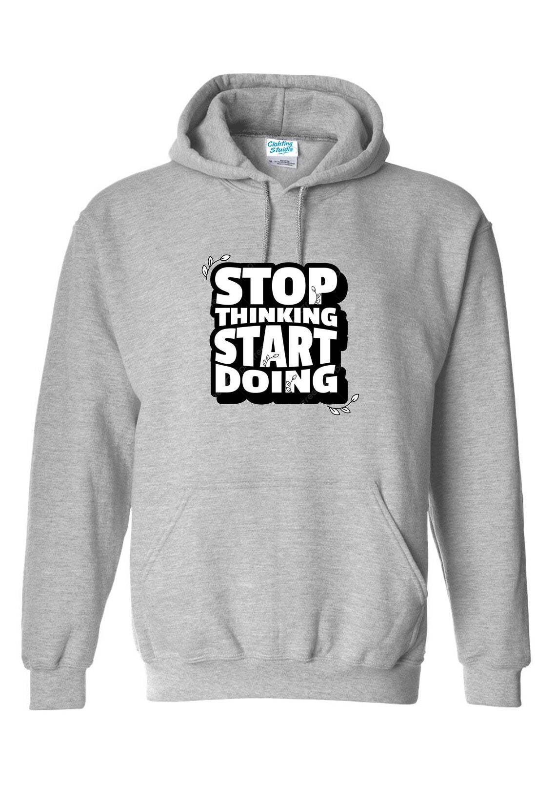 Motivational Quote Black Hoodie | Unisex Pullover, Positive Mindset