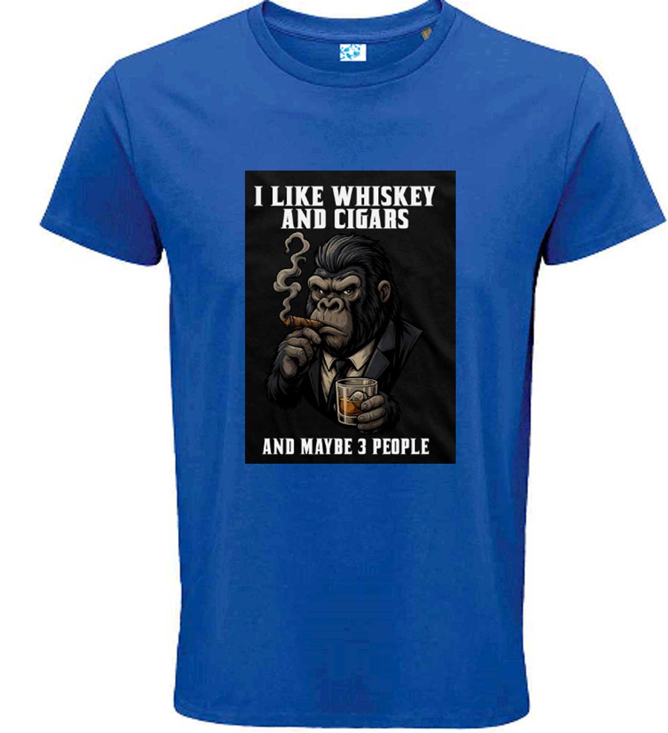 Men's Funny T-Shirt Angry Gorilla Bold Humor Graphic Tee