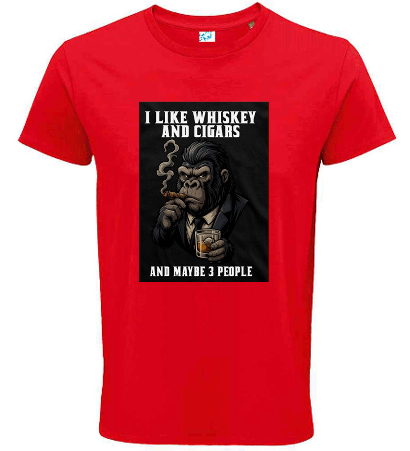 Men's Funny T-Shirt Angry Gorilla Bold Humor Graphic Tee