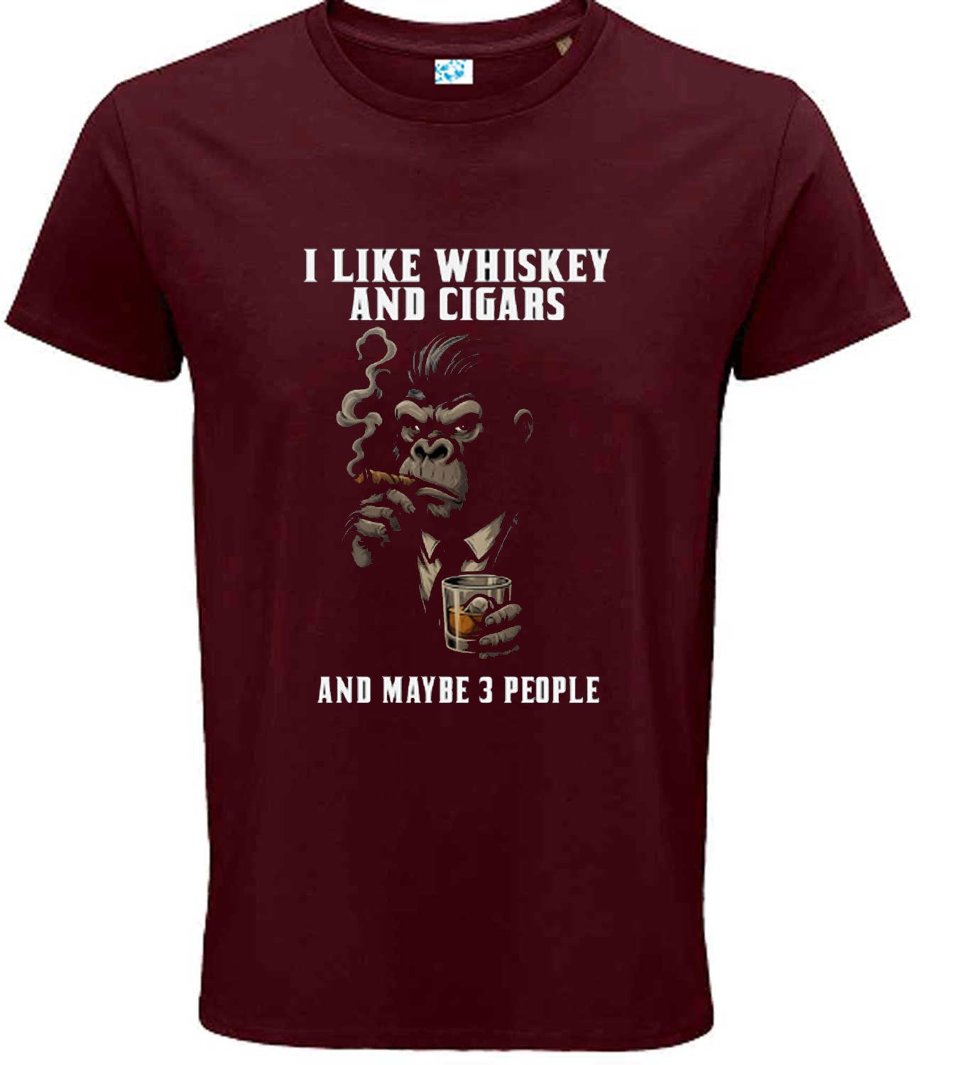 Men's Funny T-Shirt Angry Gorilla Bold Humor Graphic Tee