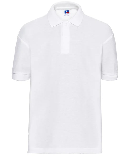 White J539B kids polo shirt